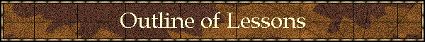 Outline of Lessons