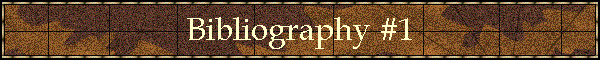 Bibliography #1
