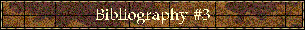 Bibliography #3