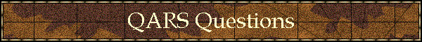 QARS Questions